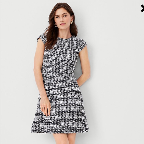 Ann Taylor Dresses & Skirts - NWT Ann Taylor Boucle Flare Dress